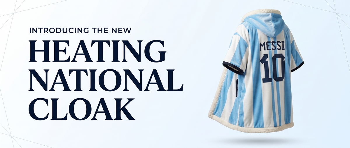 Heated Hooded Cloak With Adjustable Warmth