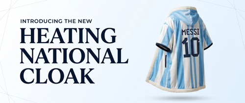 Heated Hooded Cloak With Adjustable Warmth
